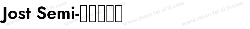 Jost Semi字体转换
